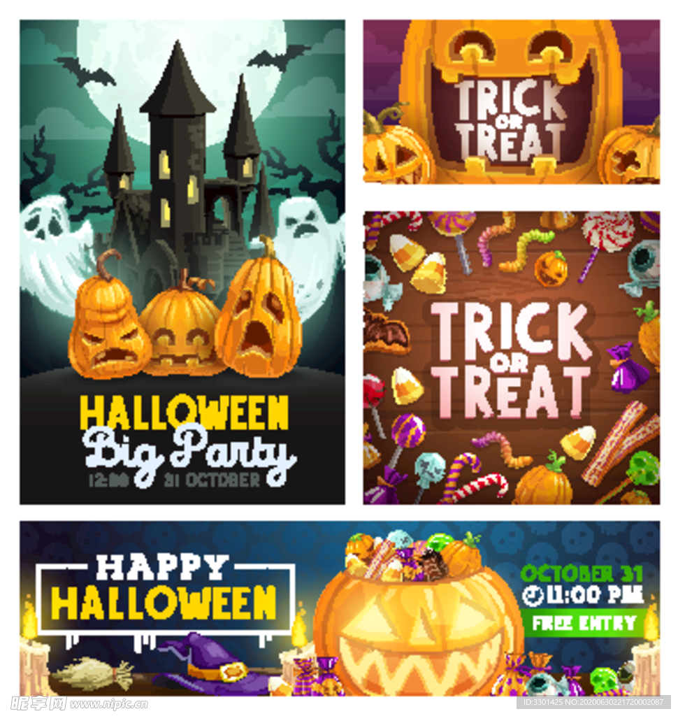 万圣派对海报