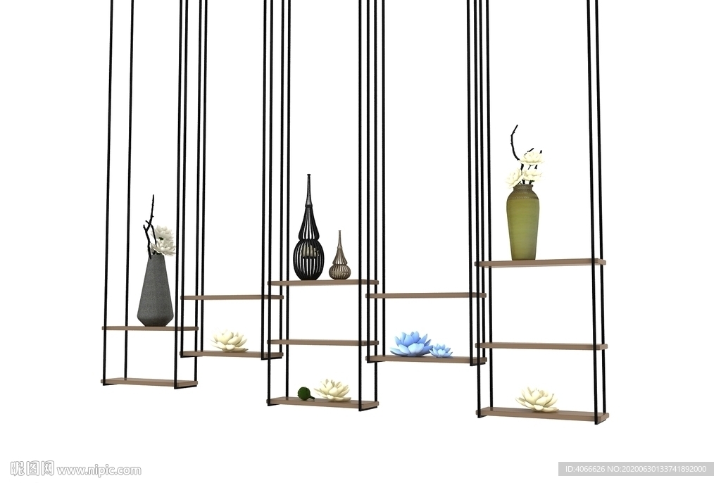 花瓶展示架3d模型