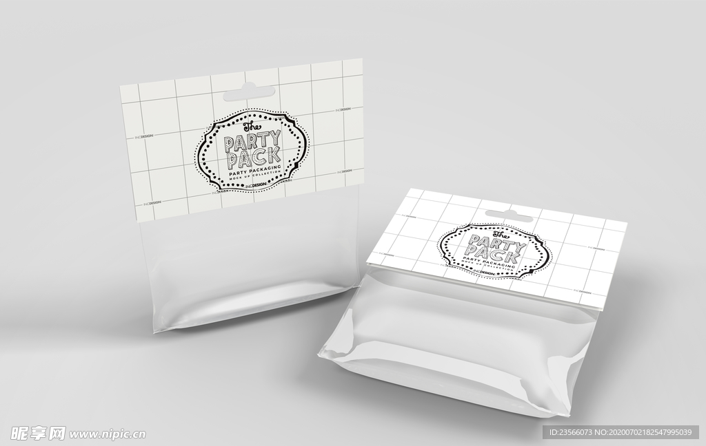 零食盒子包装设计样机