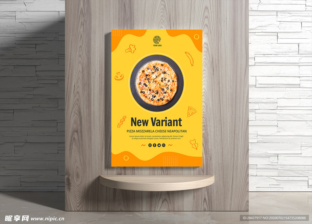 披萨海报