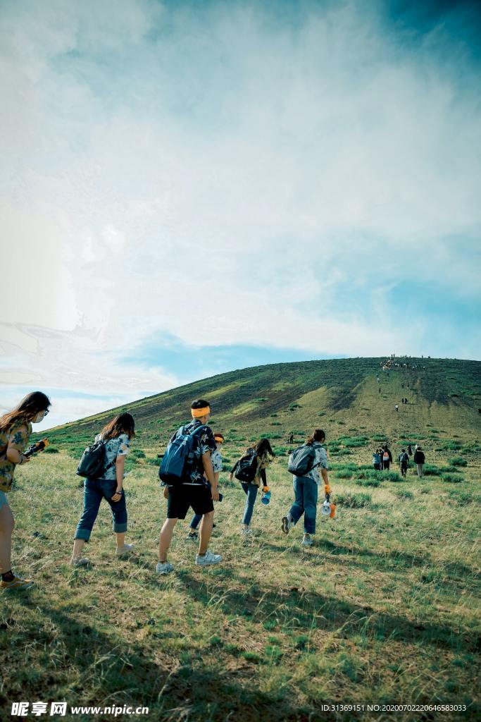 户外活动的朋友