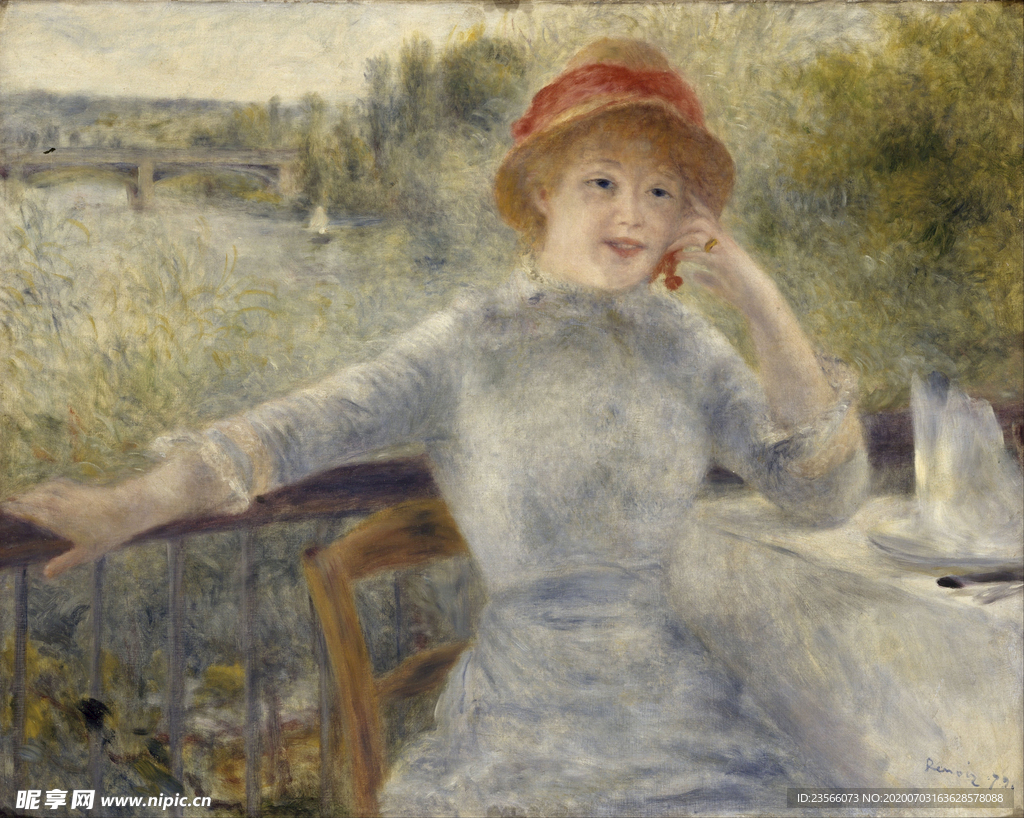 人物形象复古油画