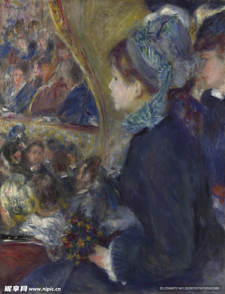 人物形象复古油画