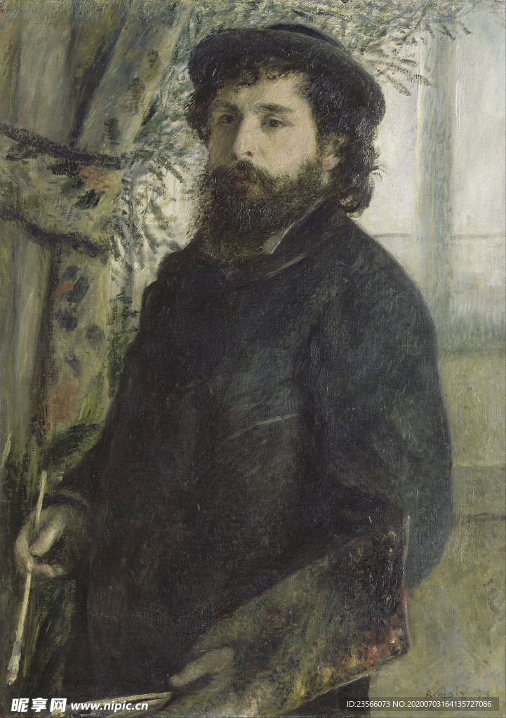 人物形象复古油画