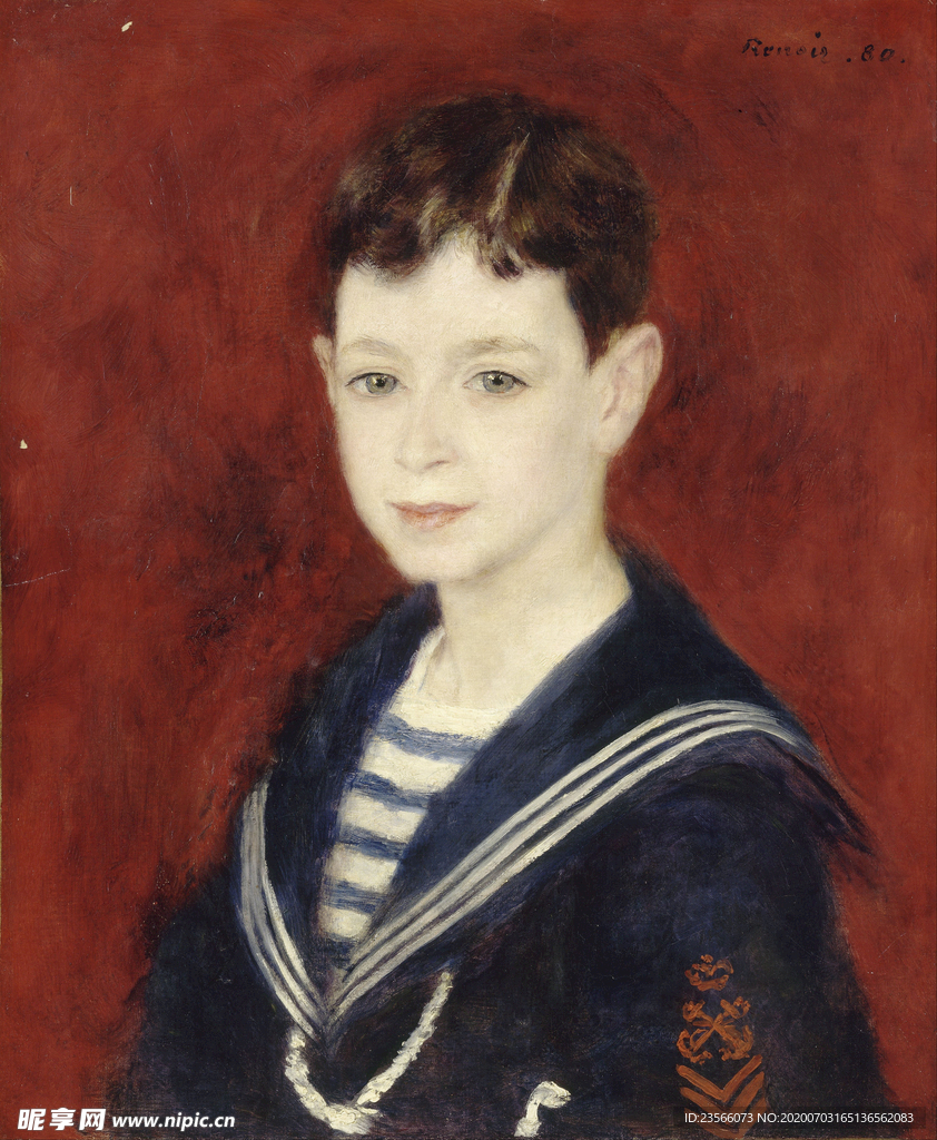 人物形象复古油画