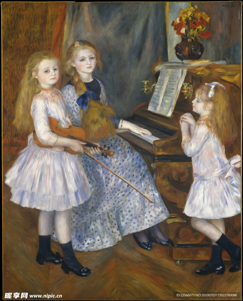 人物形象复古油画