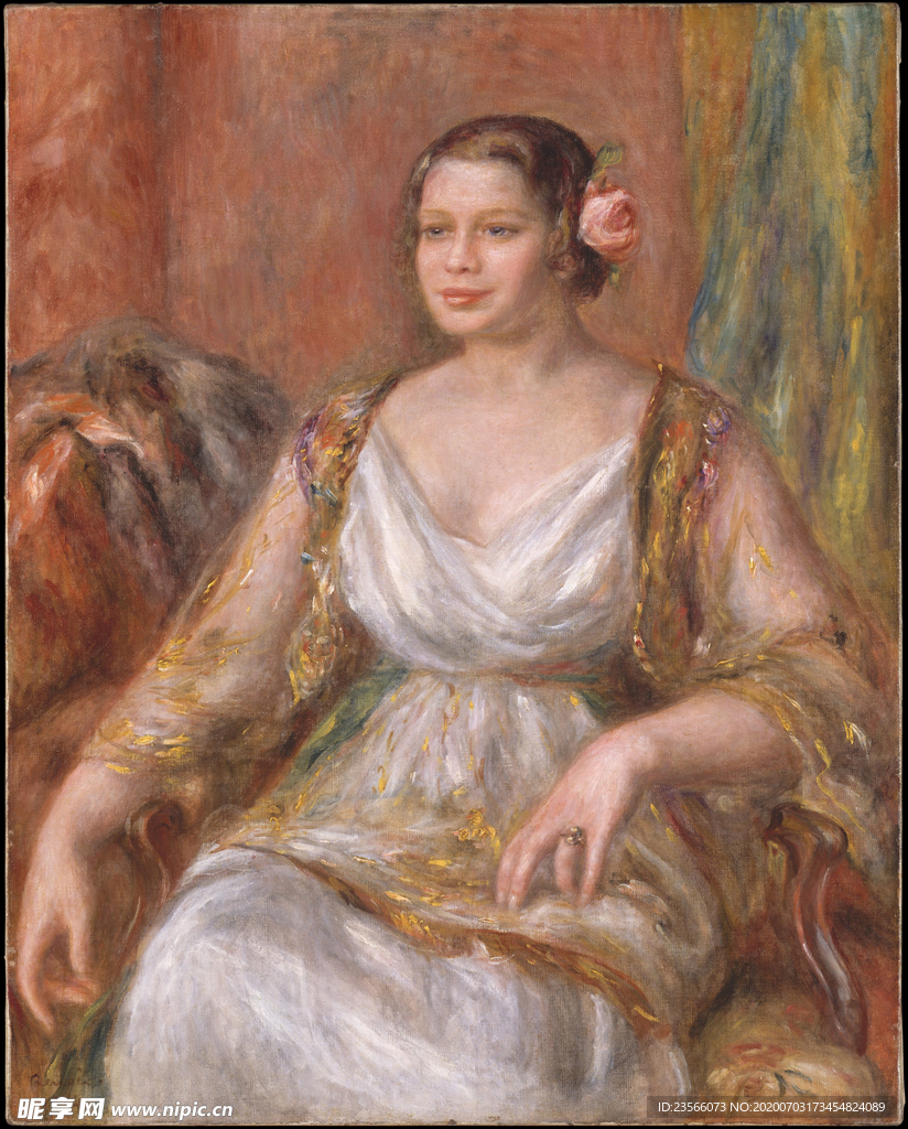 人物形象复古油画