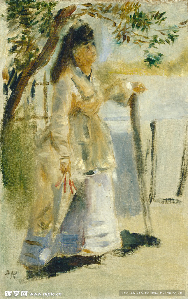 人物形象复古油画