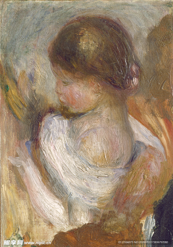 人物形象复古油画