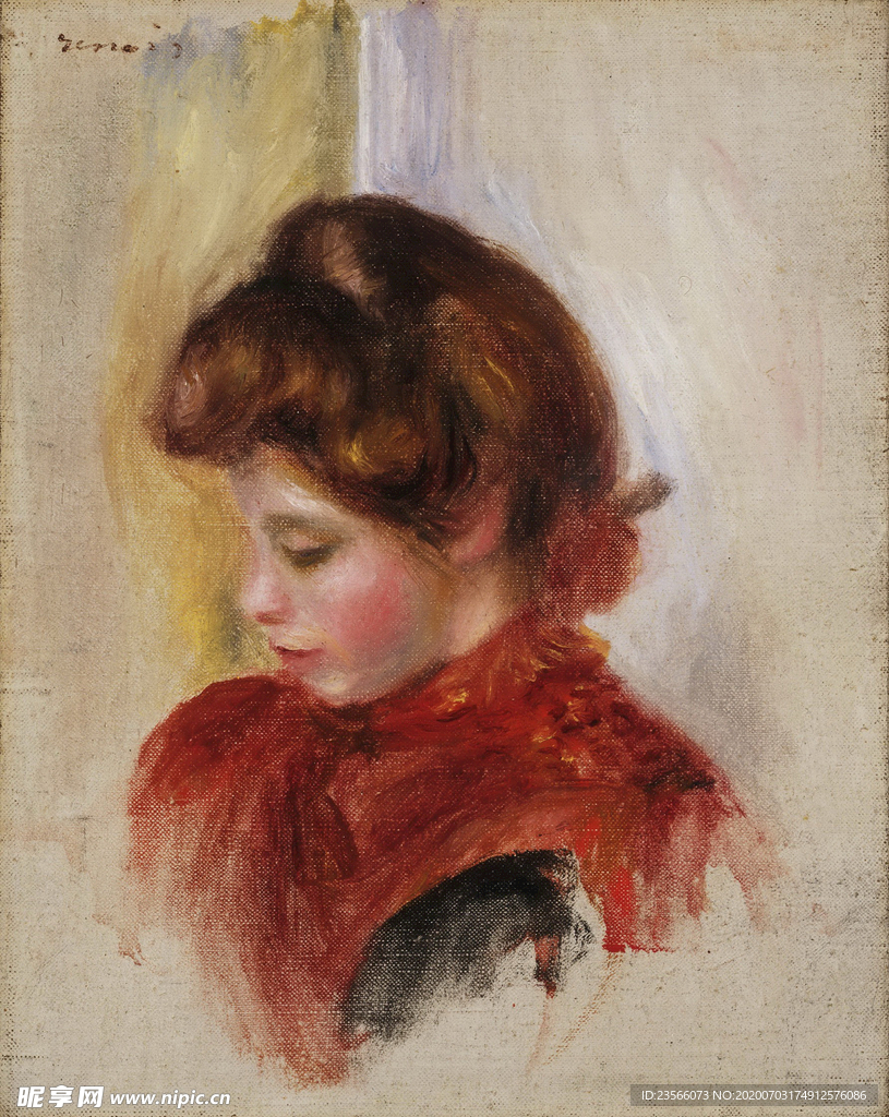 人物形象复古油画