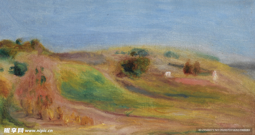 雷诺阿风景油画