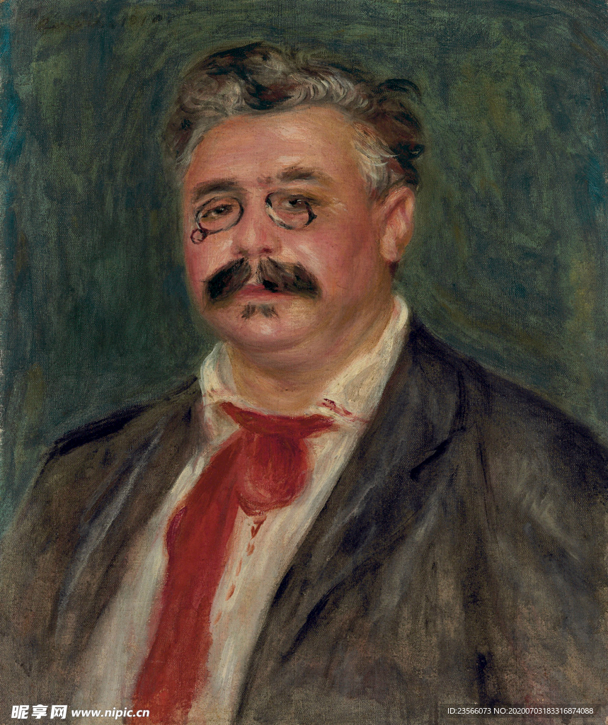 雷诺阿人物形象油画