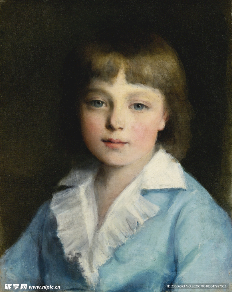 雷诺阿人物形象油画