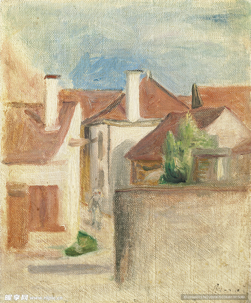 雷诺阿人物形象油画