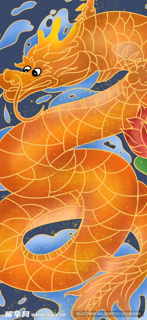 中国风精美潮流插画