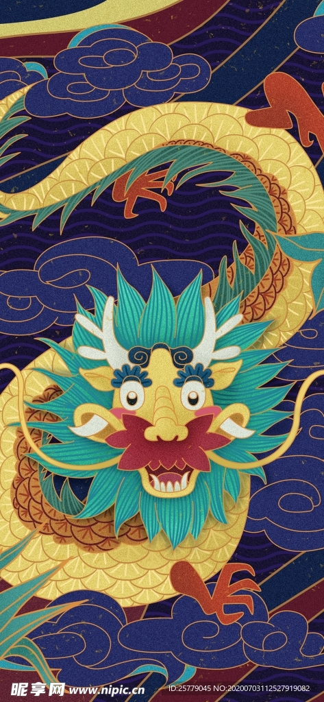 中国风精美潮流插画