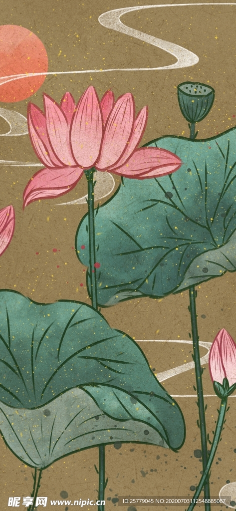 中国风精美潮流插画