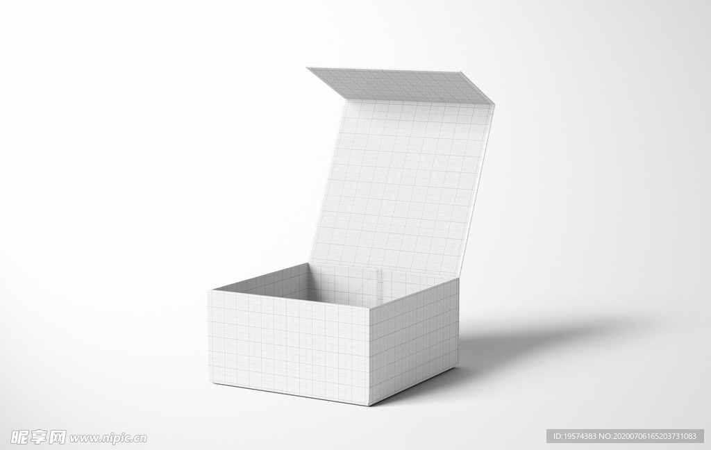 纸盒子 外卖 礼品 样机