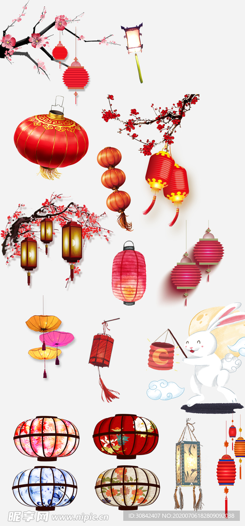 梅花灯笼