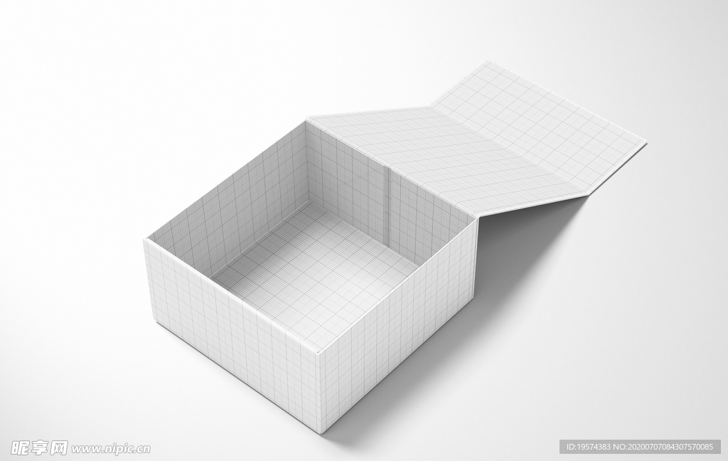 纸盒子 外卖 礼品 样机