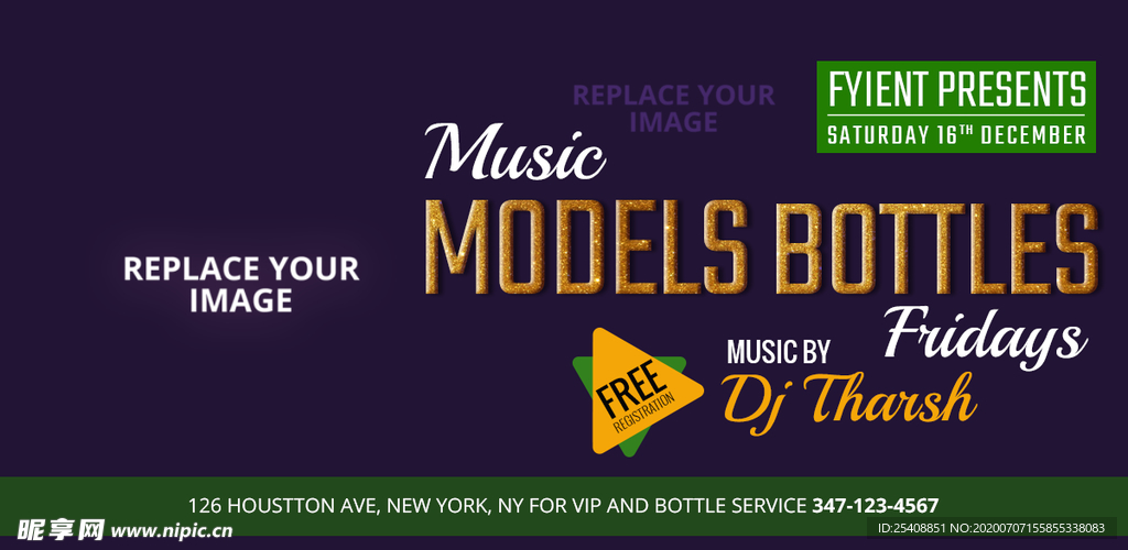 国外 海报 banner 界面