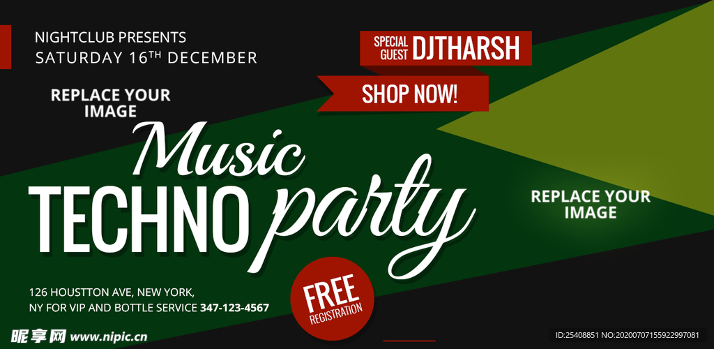 国外 海报 banner 界面