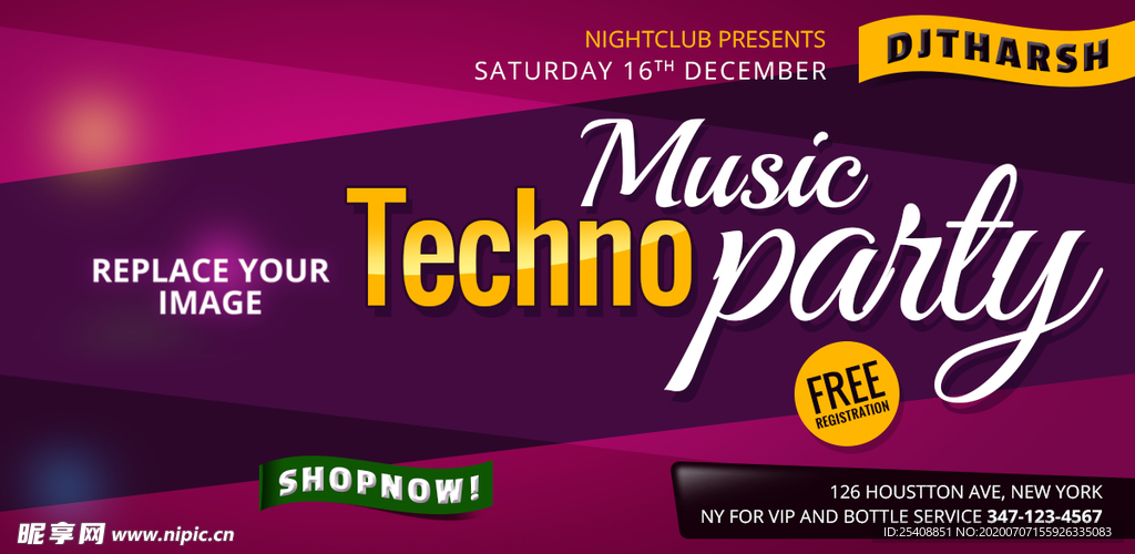 国外 海报 banner 界面