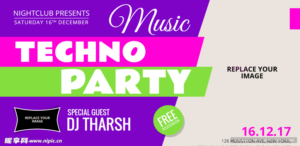 国外 海报 banner 界面