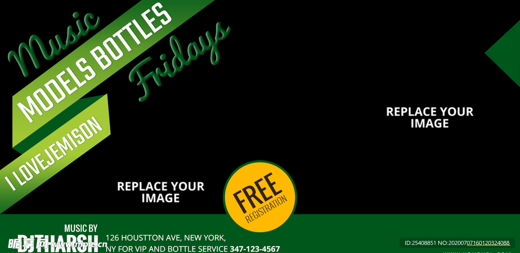 国外 海报 banner 界面