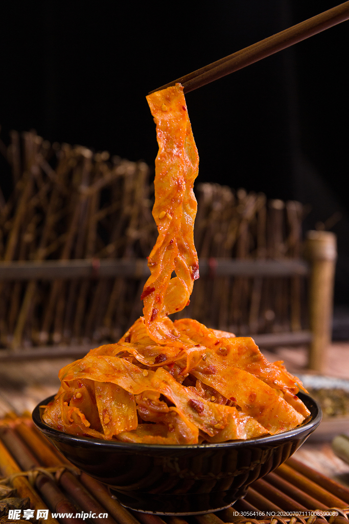 辣白菜泡菜美食食材背景素材