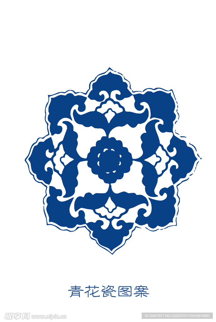 青花纹理