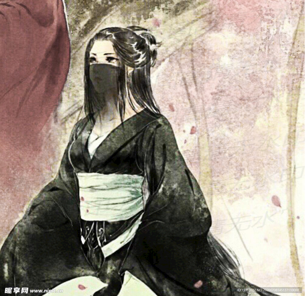 古风情侣头像佳人