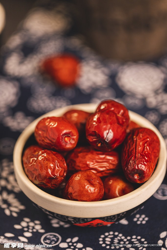 红枣大枣食材美食背景素材