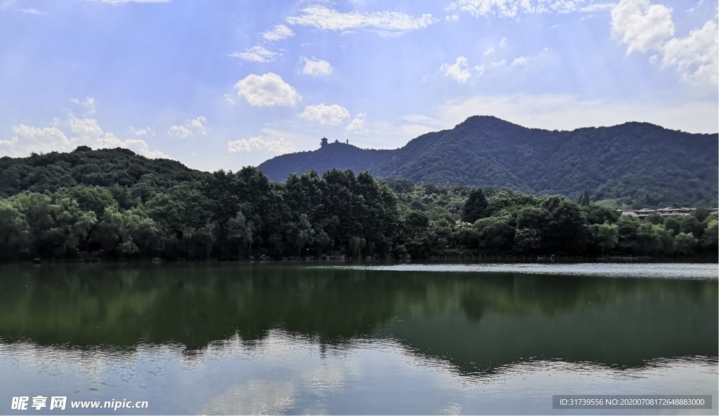 杭州虎山公园虎山水库