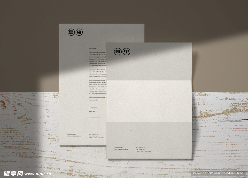 折页展示样机宣传册样机 产品