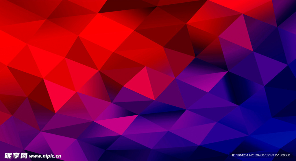 紫色 红色 晶格背景