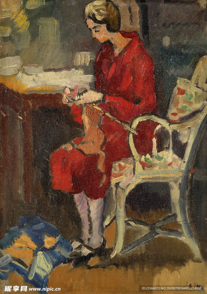 人物形象装饰油画