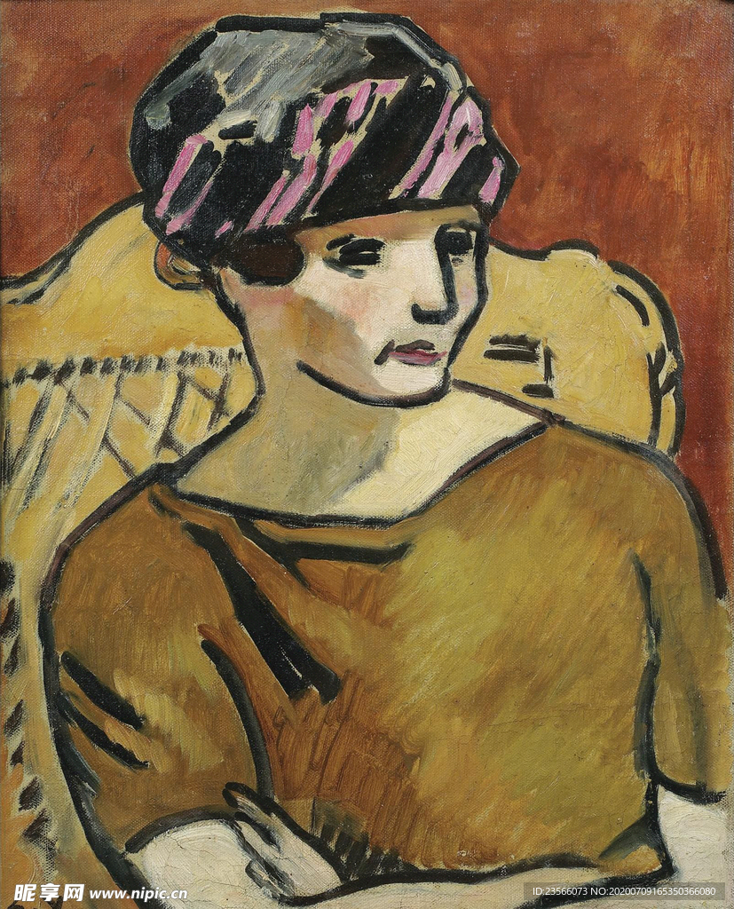 人物形象装饰油画