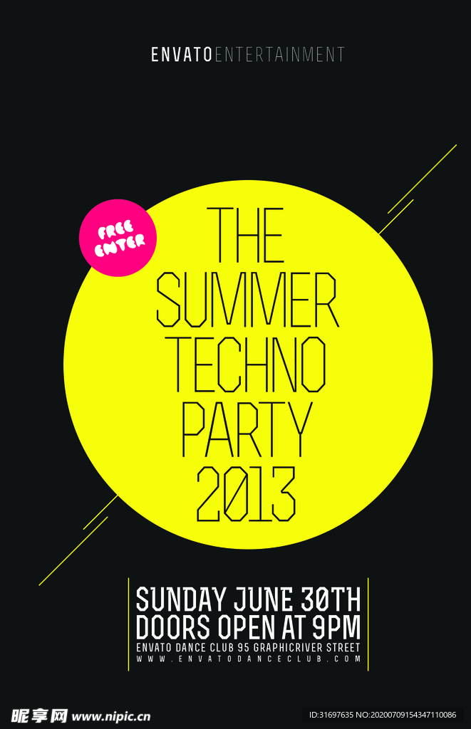 国外潮流促销时尚海报