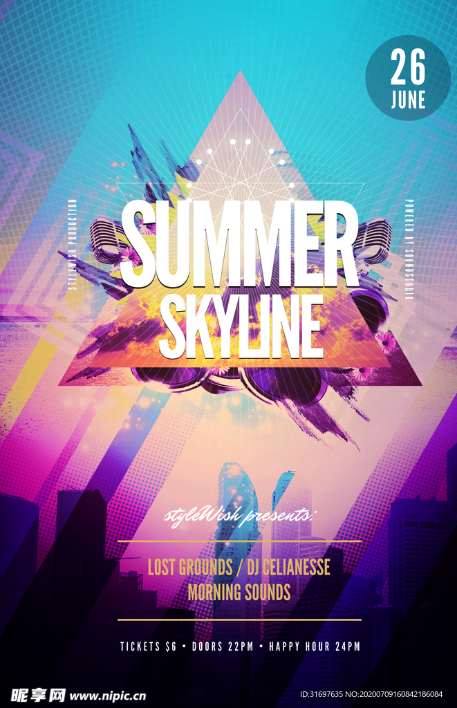 国外潮流促销时尚海报