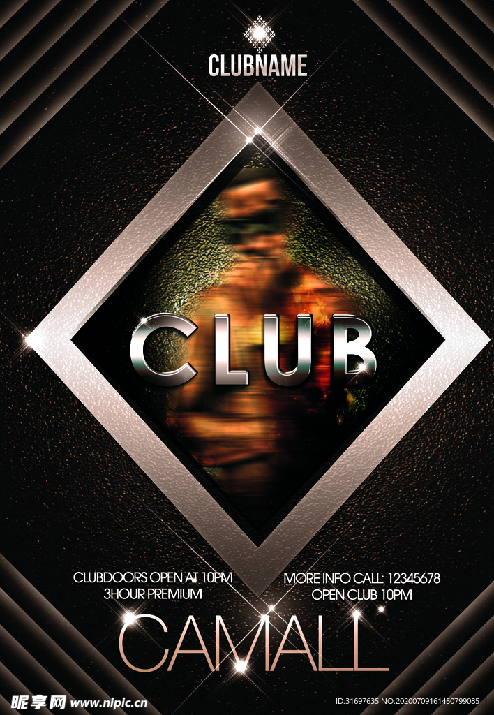 国外潮流促销时尚海报