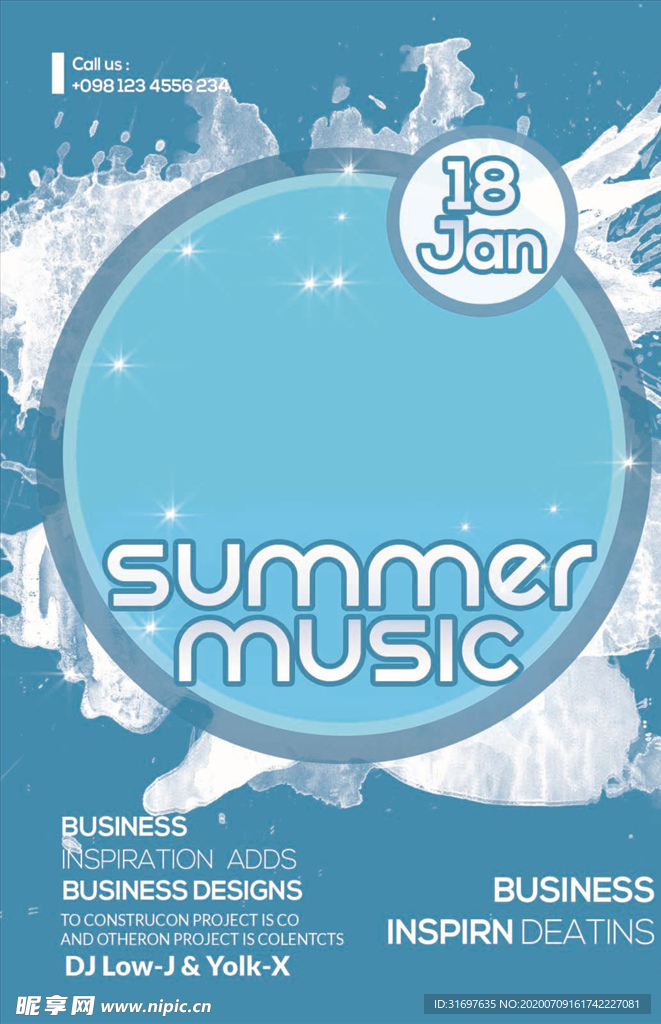 国外潮流促销时尚海报