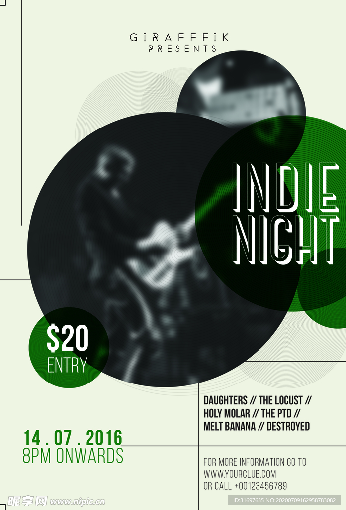 国外潮流促销时尚海报