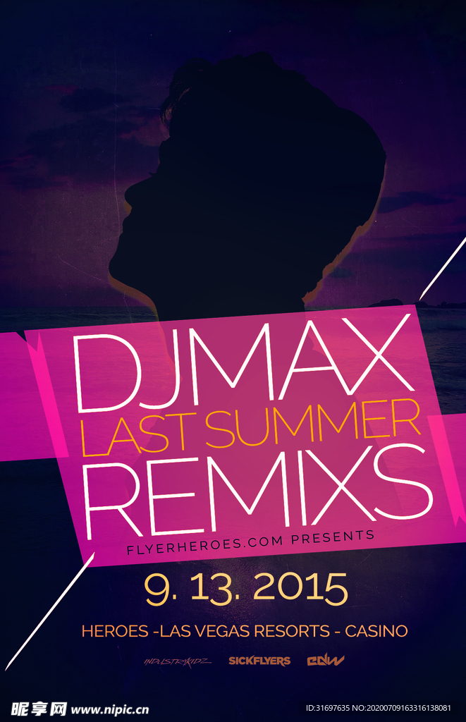 国外潮流促销时尚海报