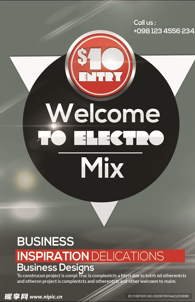 国外潮流促销时尚海报