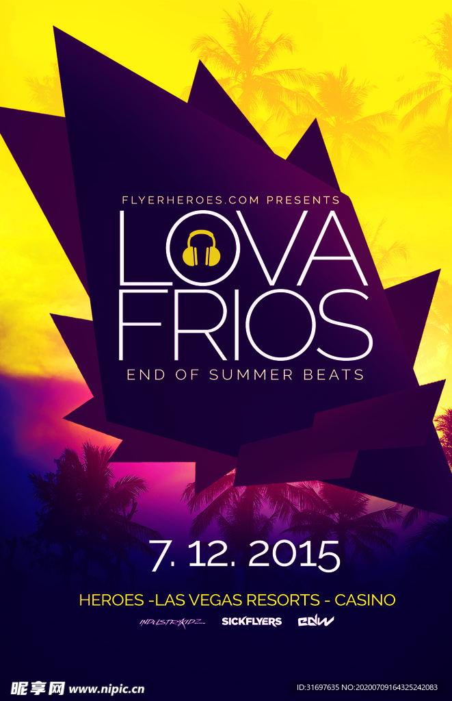 国外潮流促销时尚海报