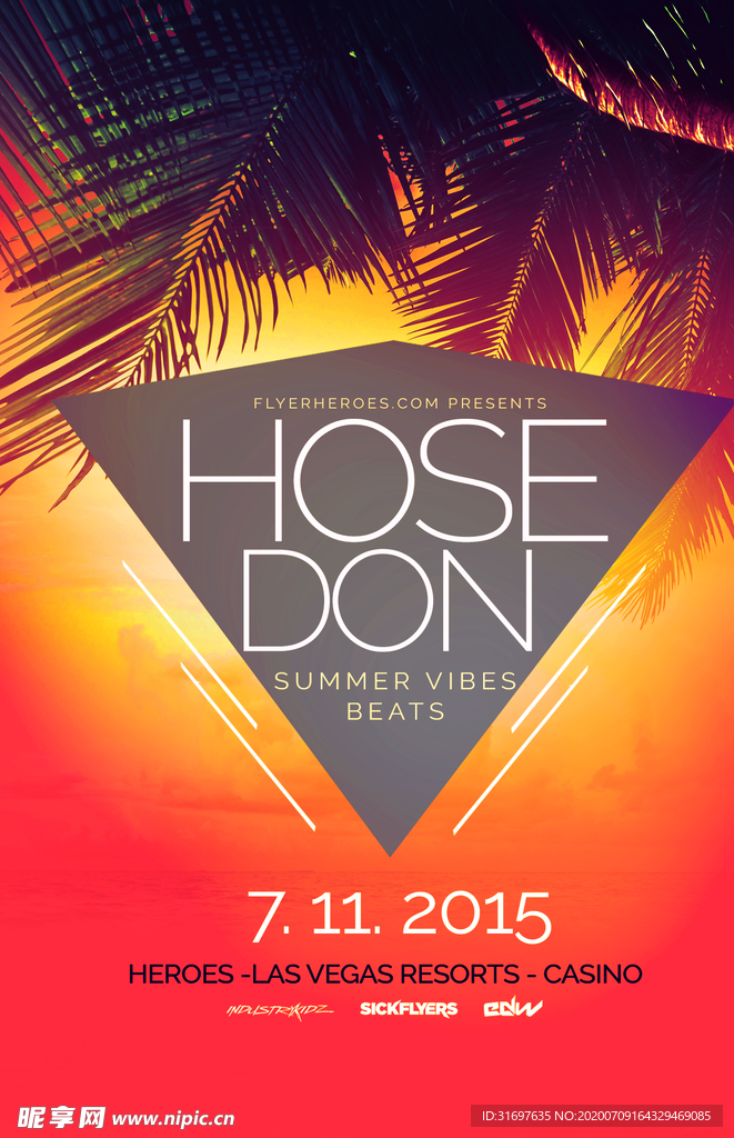 国外潮流促销时尚海报