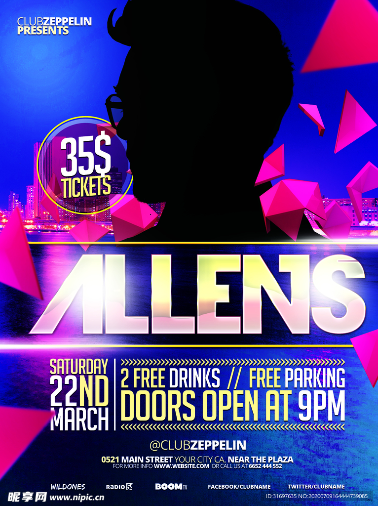 国外潮流促销时尚海报