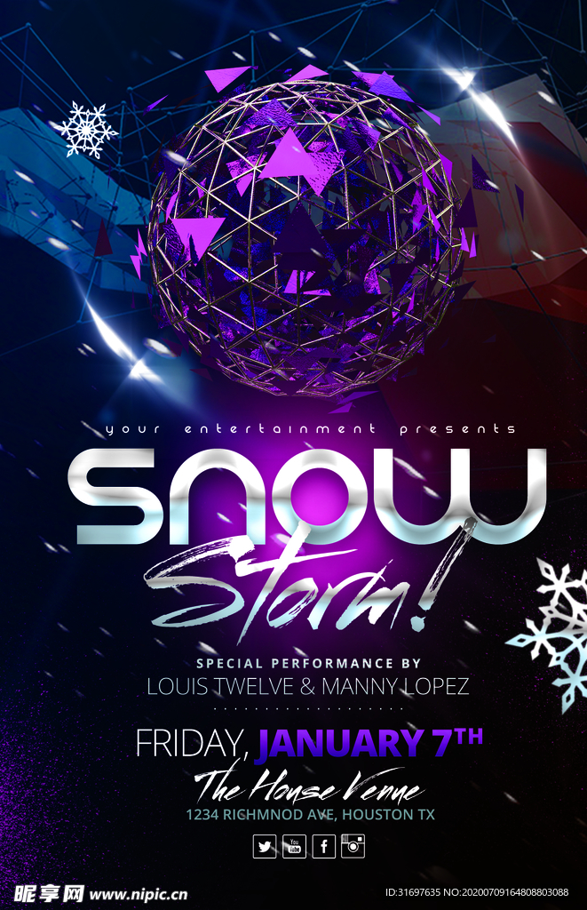 国外潮流促销时尚海报