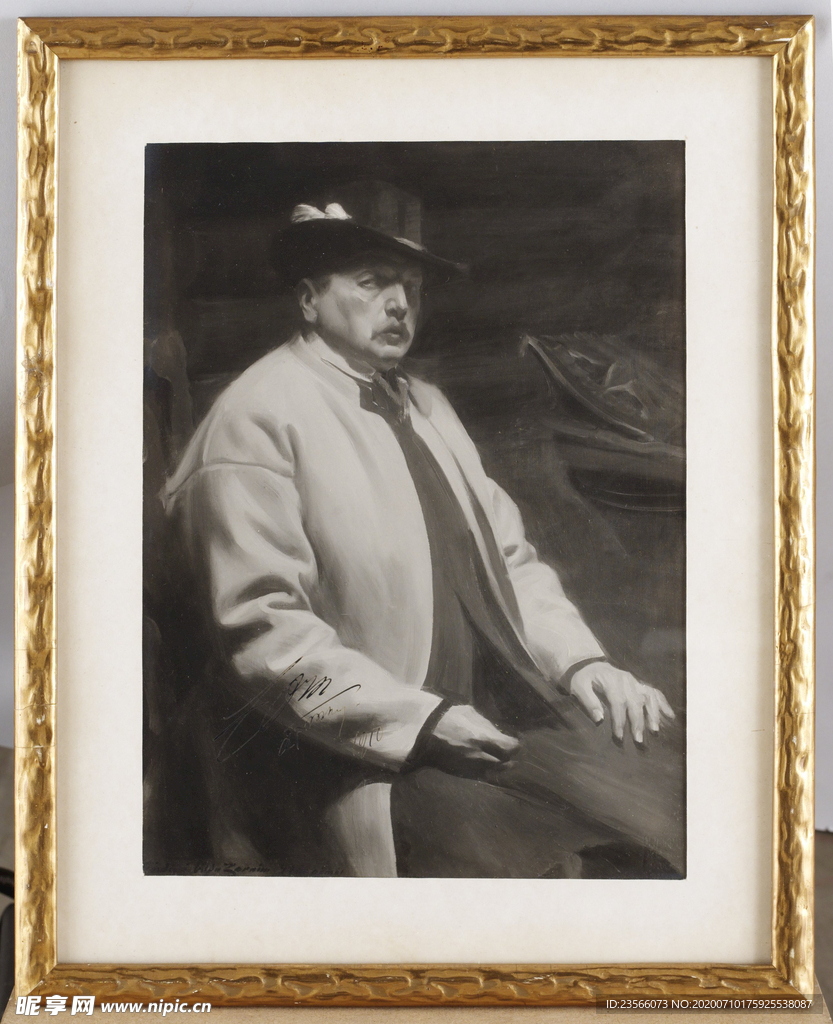 人物形象素描绘画